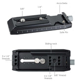Camera quick release plate for DJI RS 2/RSC 2/RS 3/RS 3 Pro & for Ronin-S